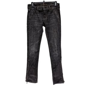 7 For All Mankind‎ Zipper Jeans Sz  27